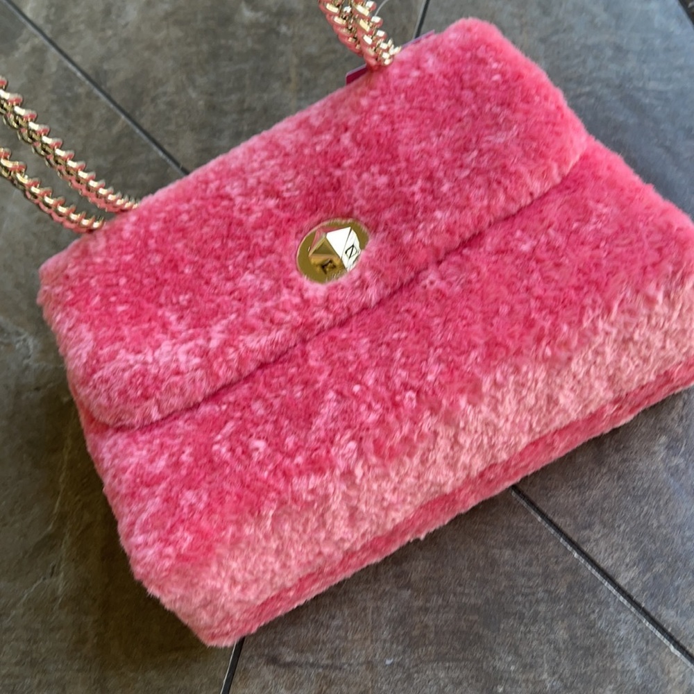Kate Spade Natalia Foux Fur small flap crossbody - Picture 6 of 16